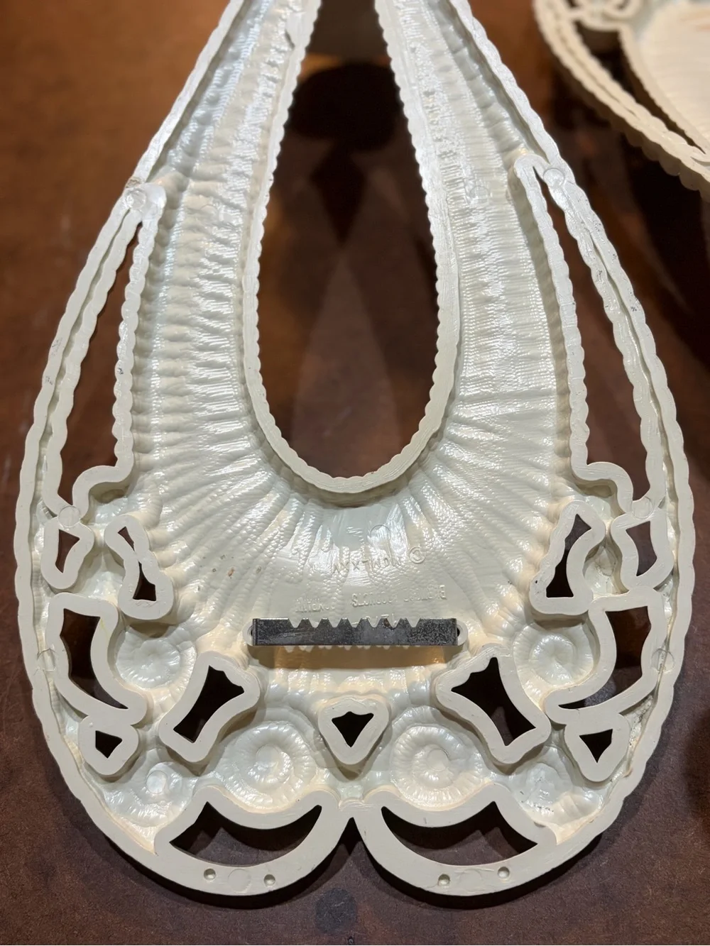 Vintage- 1975 Burwood Products Faux Wicker Wall Sconces